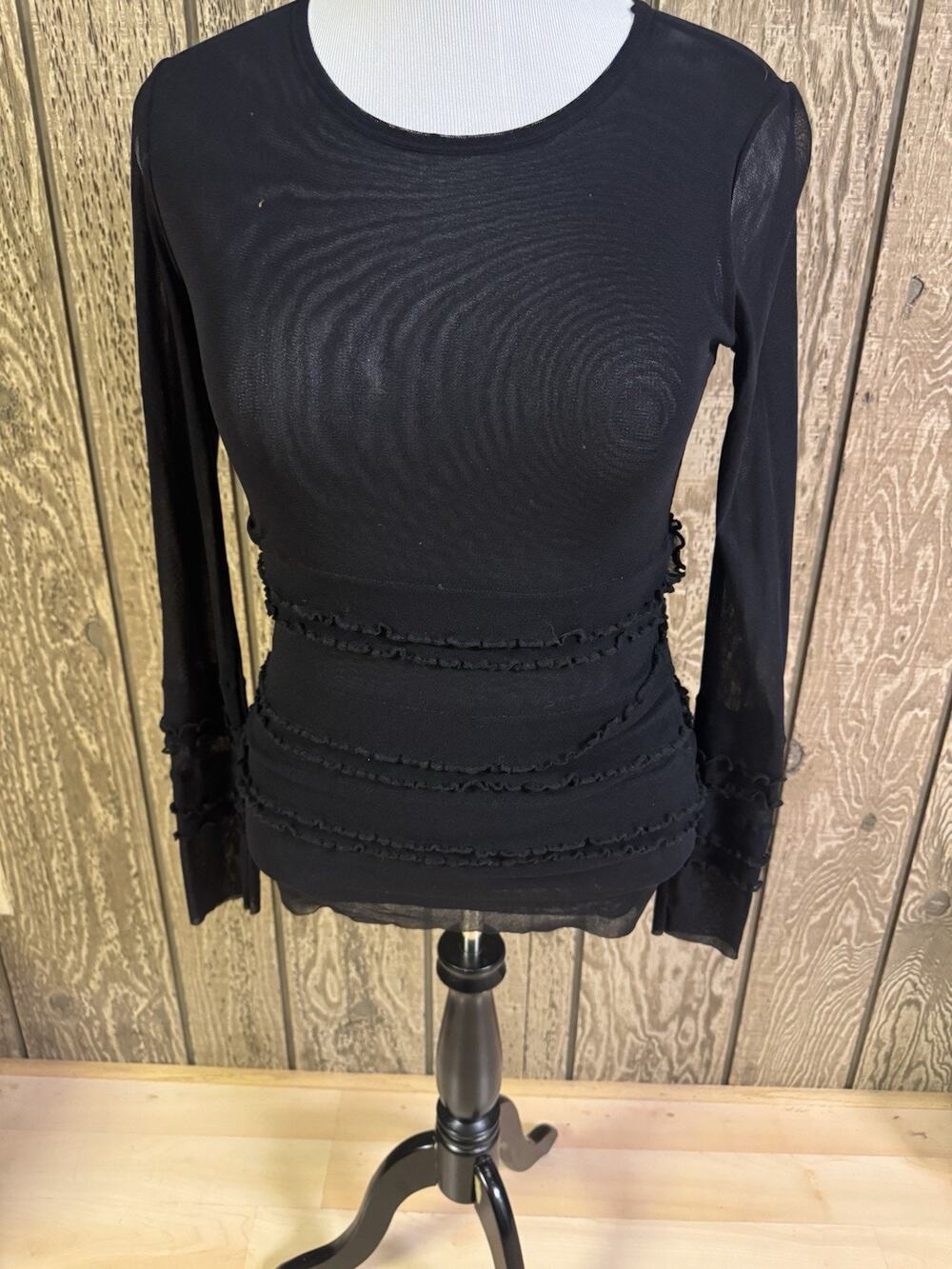 FUZZI BLACK SWEATER XL